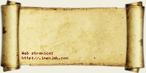 Hristina Bzenić vizit kartica